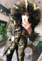 Kurtka Parka KHAKI futro sztuczne MORO K.Zell S-L