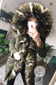 Kurtka Parka KHAKI futro sztuczne MORO K.Zell S-L