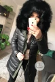 Kurtka parka Really DWUSTRONNA futro sztuczne KHAKI + BLACK XS-L