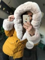 Parka zimowa Premium musztardowa z futrem sztucznym
