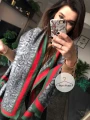 Szal chusta ze wzorem zwierzęcym Red Snake