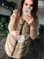 Kamizelka futro sztuczne CAMEL