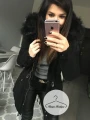 Parka ortalionowa Really czarna ze sztucznym futrem