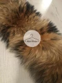 Futrzany kołnierz szal JENOT futro naturalne 15 cm