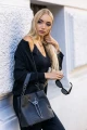 3 częściowy komplet dzianinowy NANCY czarny S-M
