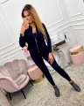 3 częściowy komplet dzianinowy NANCY czarny S-M