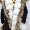 Kurtka parka zimowa Kate Futro Naturalne jenot lis