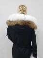 Kurtka parka zimowa Megan Futro Naturalne jenot lis