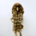 Beżowa Parka Orgomny Jenot Supreme 