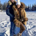 Długa Beżowa Parka gwiazd JENOT naturalny XS-XL