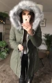 Parka Really khaki dwustronna Kurtka Szara