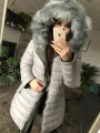 Parka Really khaki dwustronna Kurtka Szara