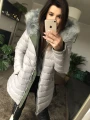 Parka Really khaki dwustronna Kurtka Szara