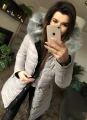 Parka Really Czarna Dwustronna Kurtka Szara