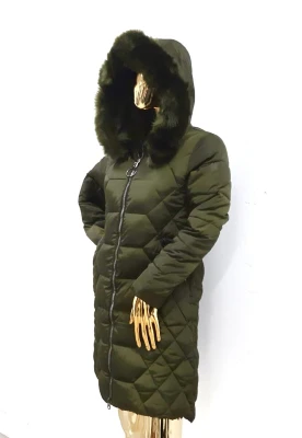 Zimowa Kurtka Damska Khaki