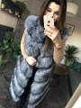 Kamizelka Futrzana Długa Silver Wolf