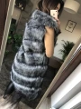 Kamizelka Futrzana Długa Silver Wolf