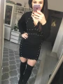 Sukienka Czarna Luxury Slim