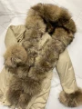 Beżowa Parka Orgomny Jenot Supreme 
