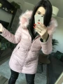 Parka Really khaki dwustronna Kurtka różowa