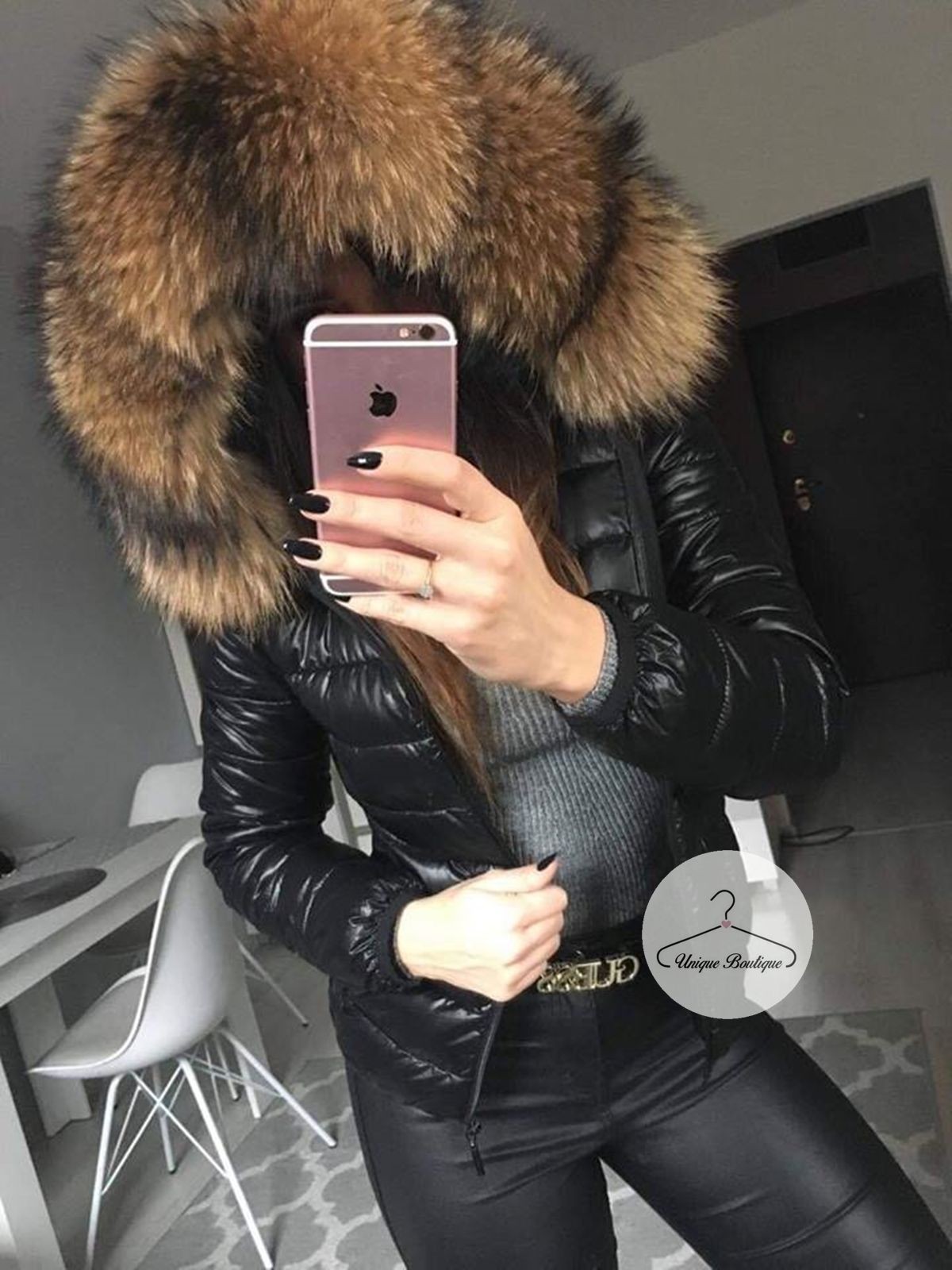 HIT Pikowana Kurtka JENOT Naturalny