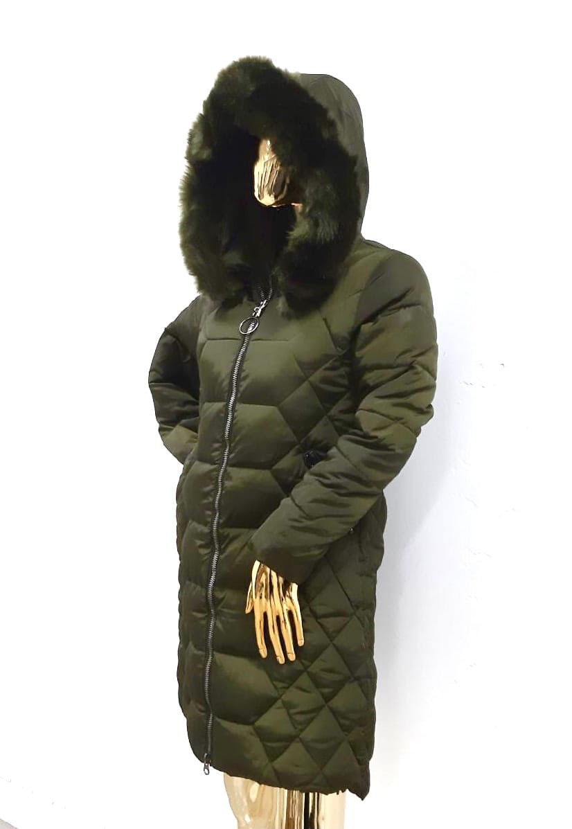 5302.jpg Zimowa Kurtka Damska Khaki